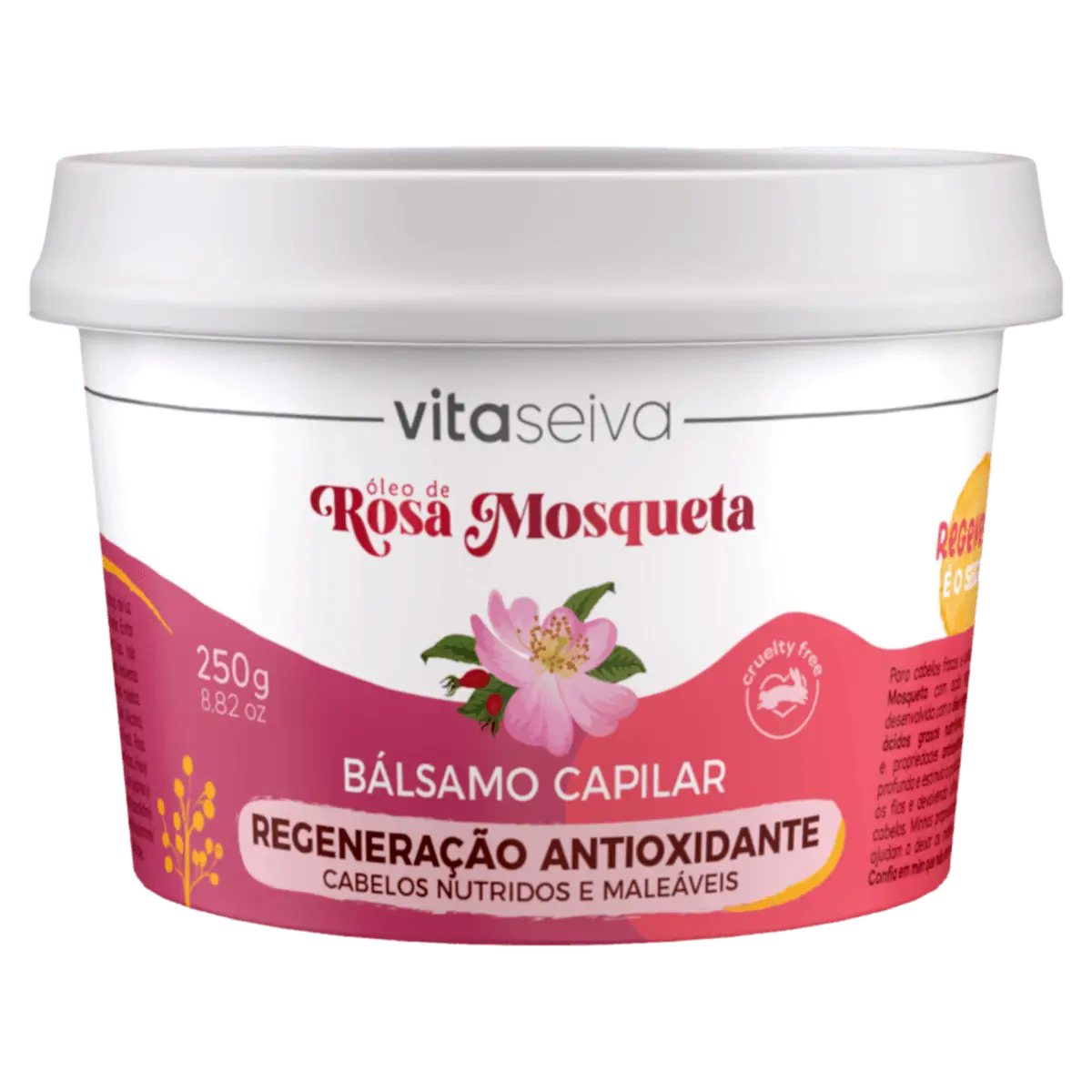 Bálsamo Capilar Vita Seiva óleo De Rosa Mosqueta Pote 250g