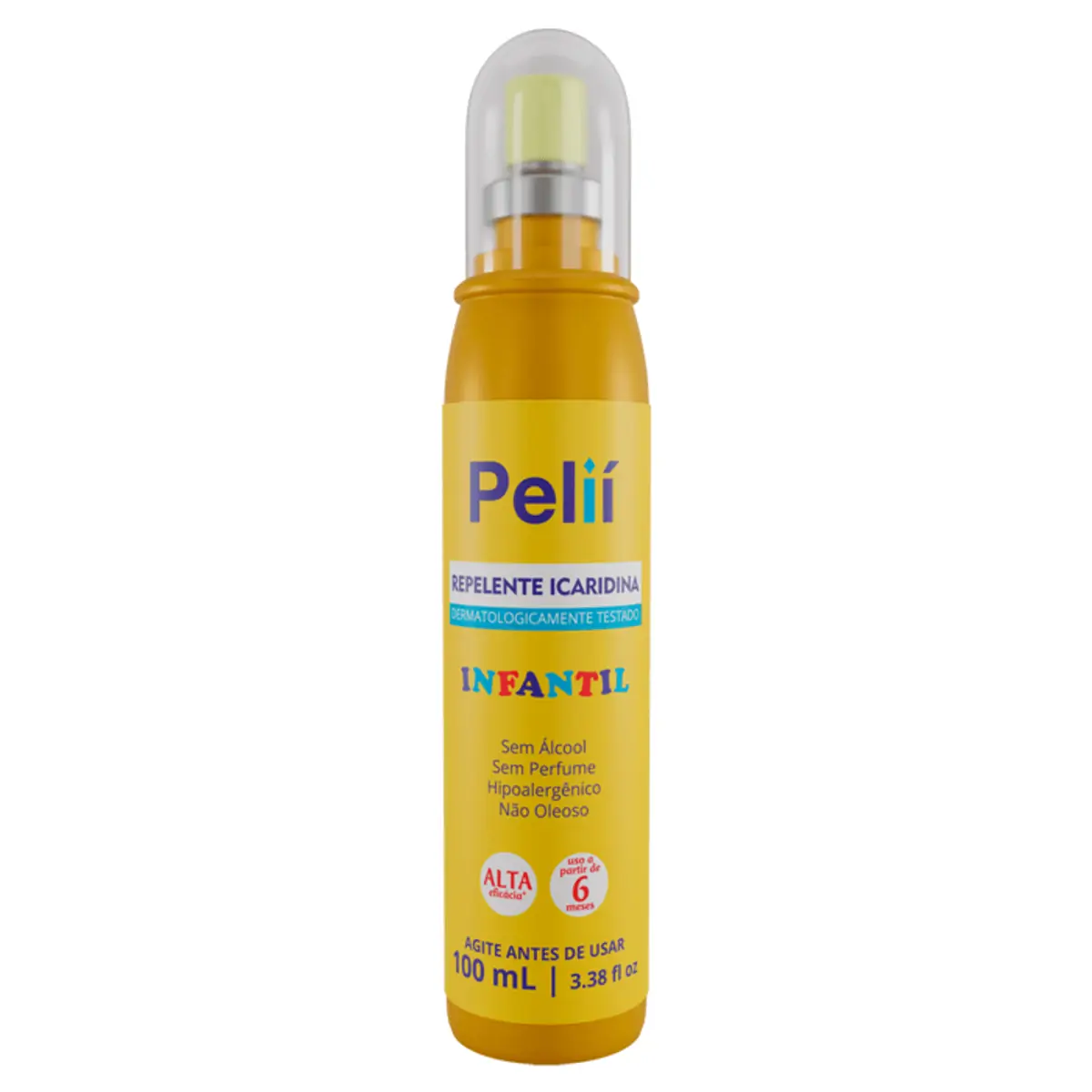 Repelente Infantil Sem Perfume Pelií Frasco 100ml Spray