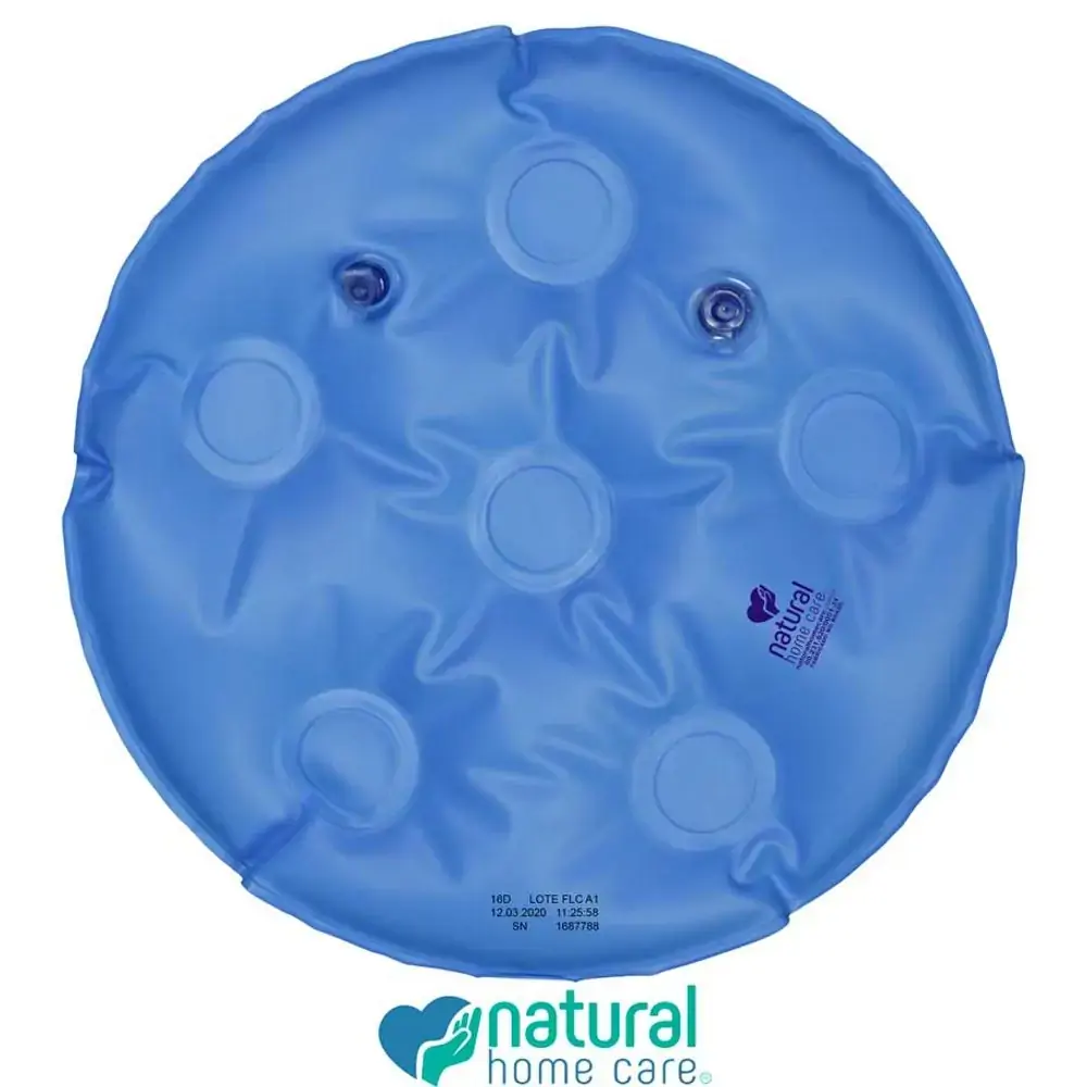 Almofada Inflável Ar e Água Redonda Caixa de Ovo Natural Home Care