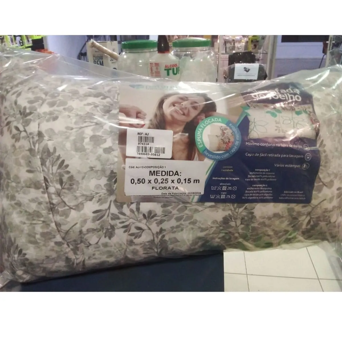 Almofada de Joelho Natural Home Care Floratta 0,50X0,25X0,15 M