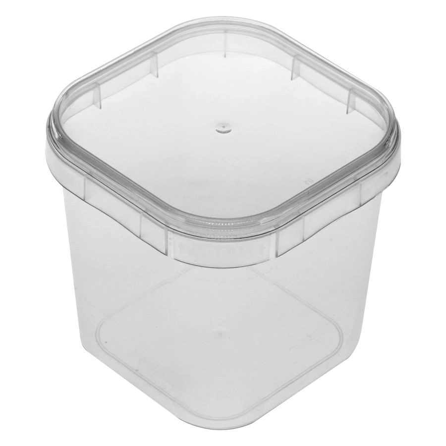Pote Quad C/tp 220ml C/10 Plastilania