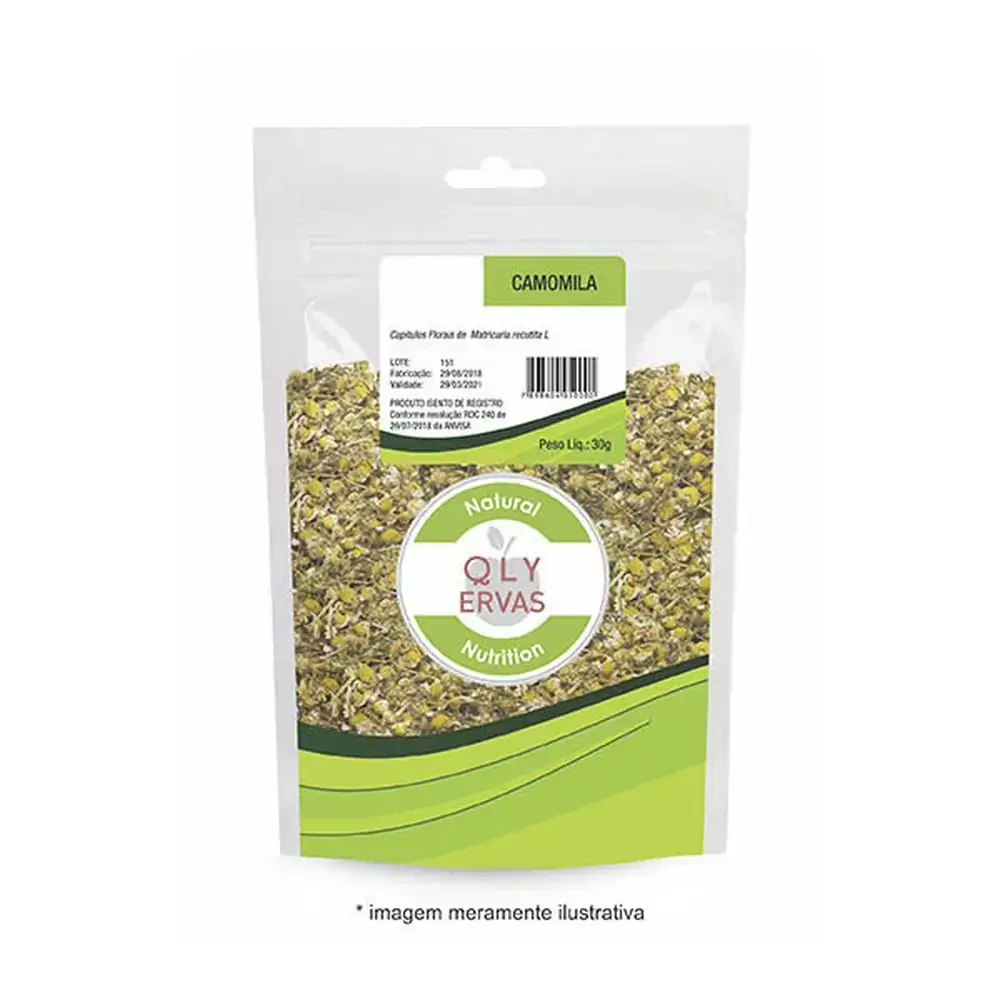 Camomila Flor 30g Qualy Ervas