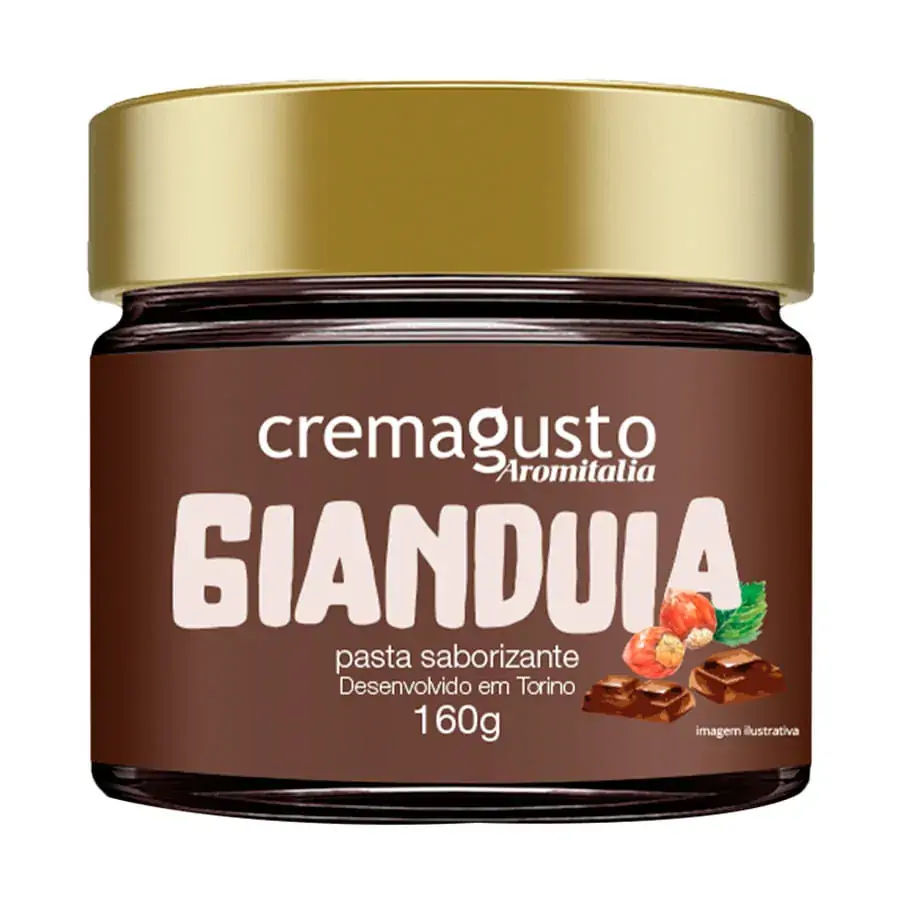 Creme Gianduia Cg908br 160g Aromitalia