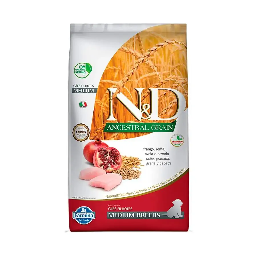 Ração Farmina N D Low Grain Frango Parade