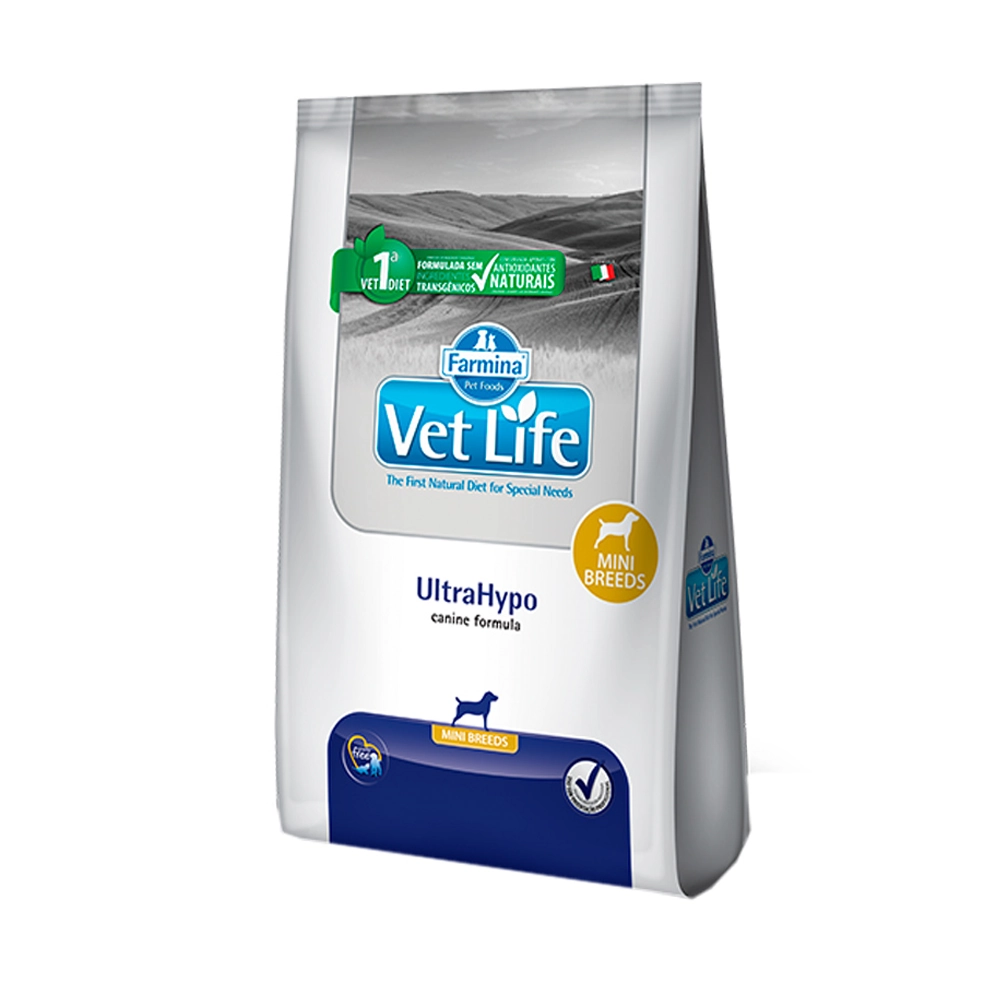 Ração Ultrahypo Mini Vet Life Para Cães Adultos