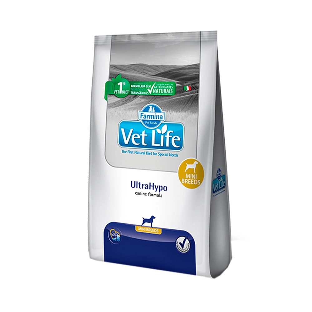 Ração Ultrahypo Mini Vet Life Para Cães Adultos
