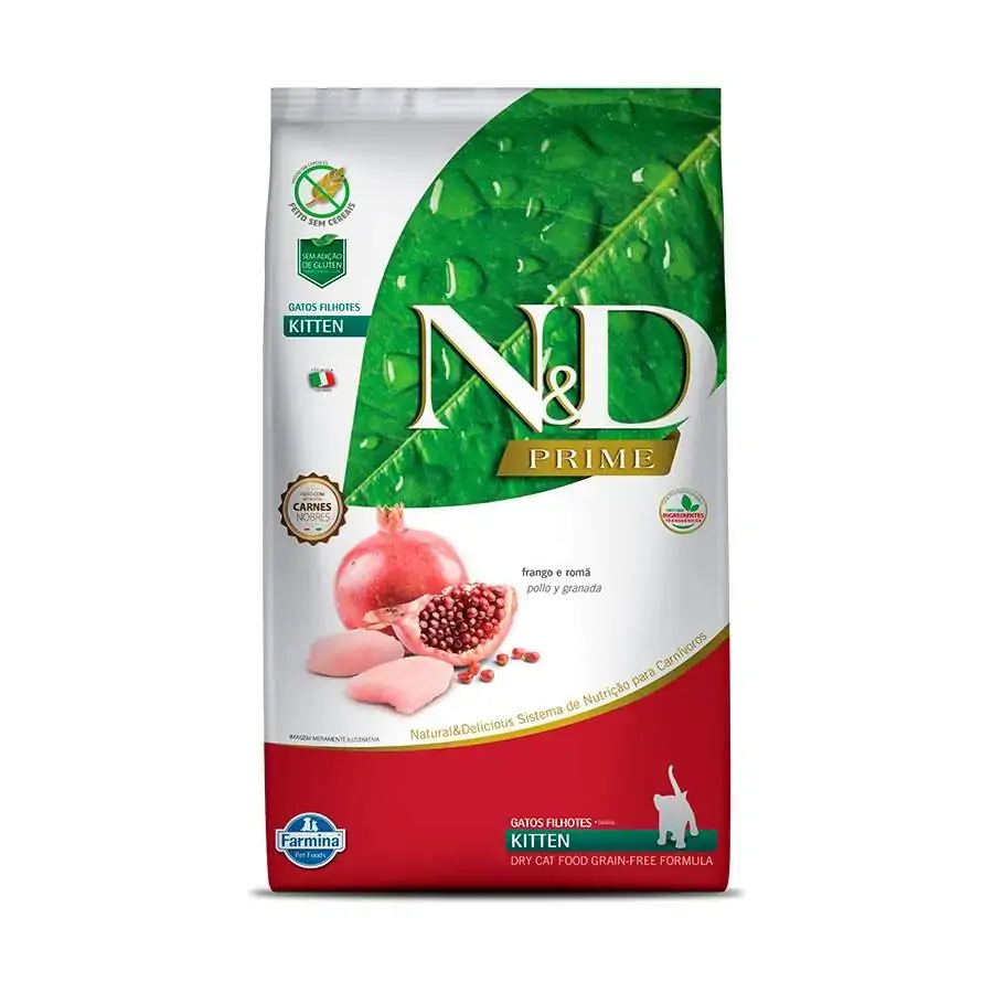 N D Gato Prime Kitten Frango 400g