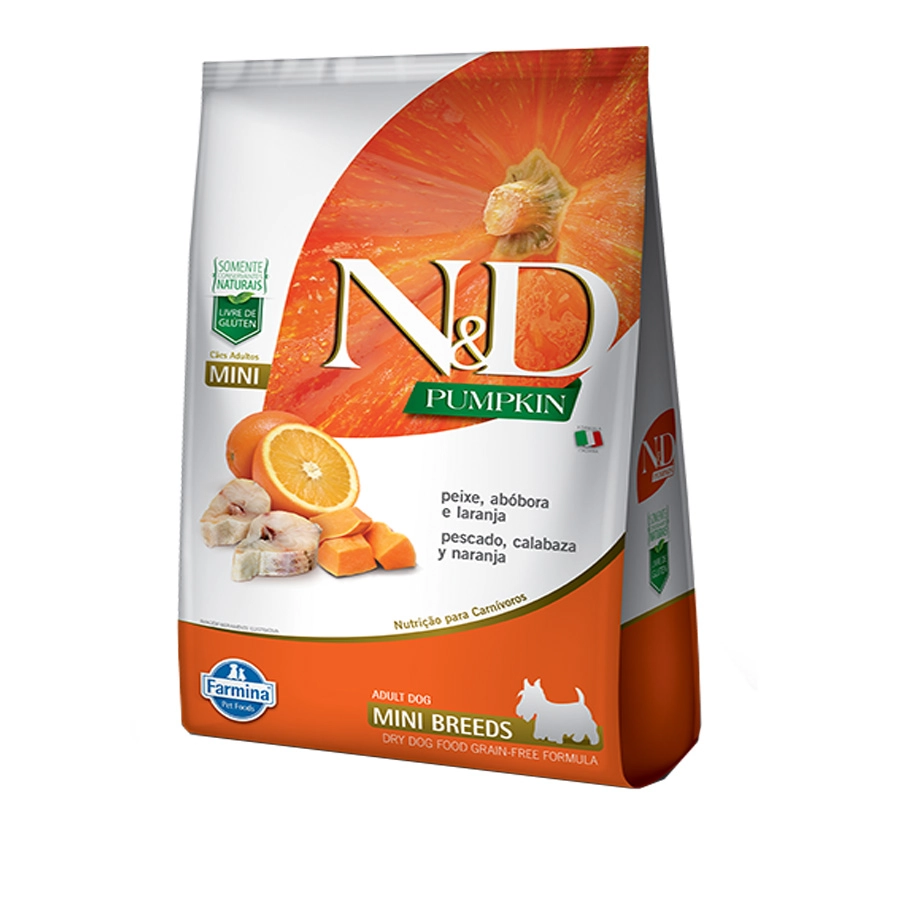 Nd Pumpkin Canine Mini Peixe 2.5kg