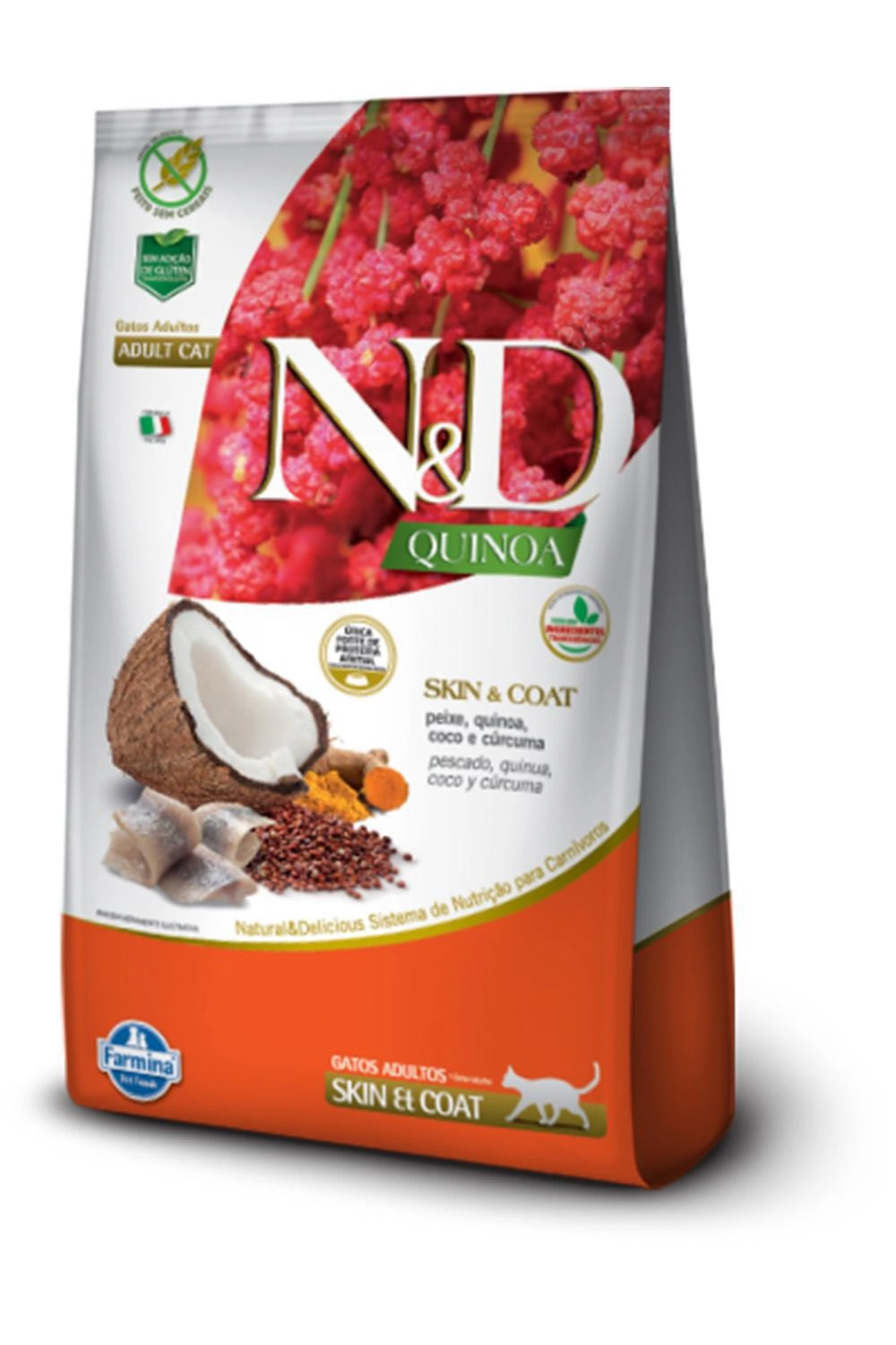 N D Gato 1,5kg Quinoa Skin Peixe