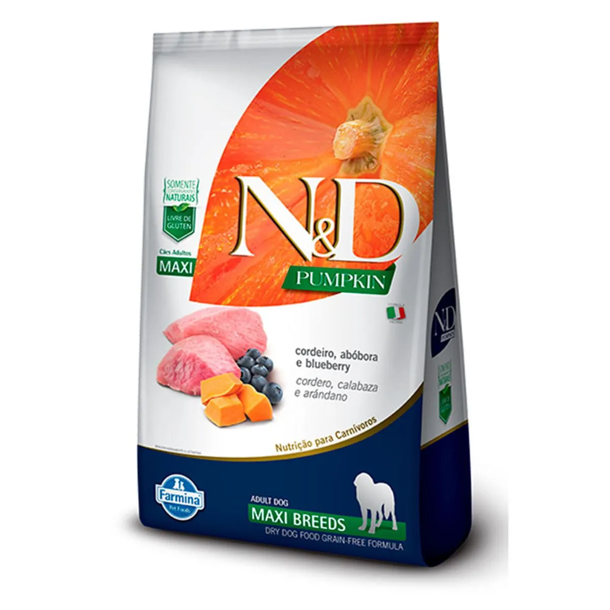 N D Pumpkin Ad Cordeiro Maxi 10,1kg