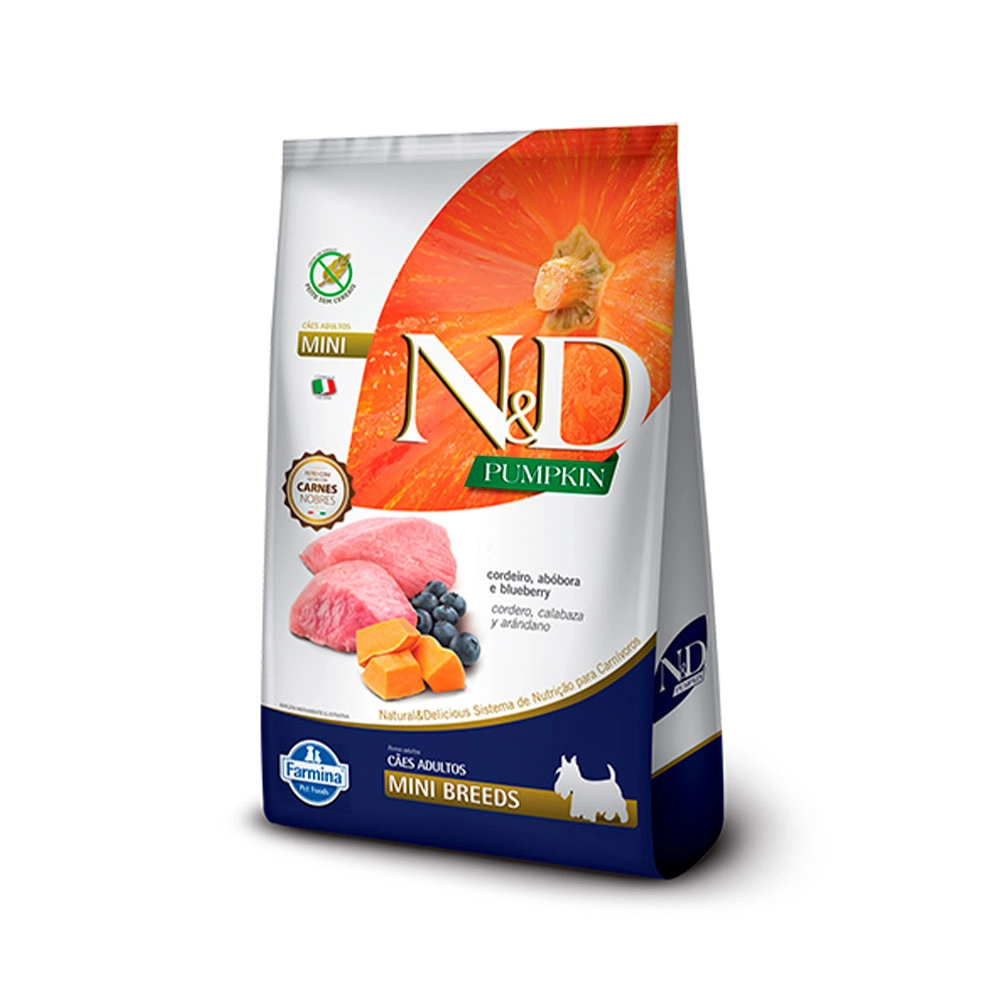 Nd Pumpkin Can Cordeiro Puppy Medium 10,1 Kg