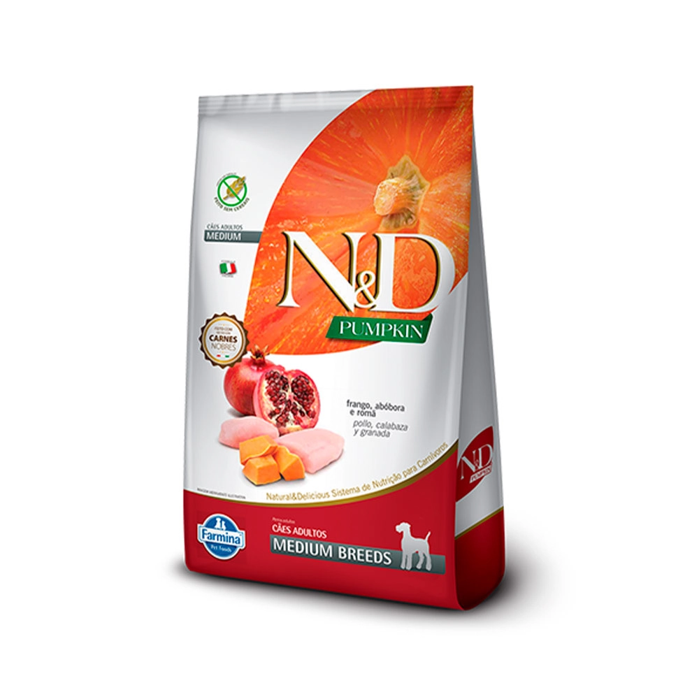 Nd Adulto Pumpkin 2,5kg Frango Medium