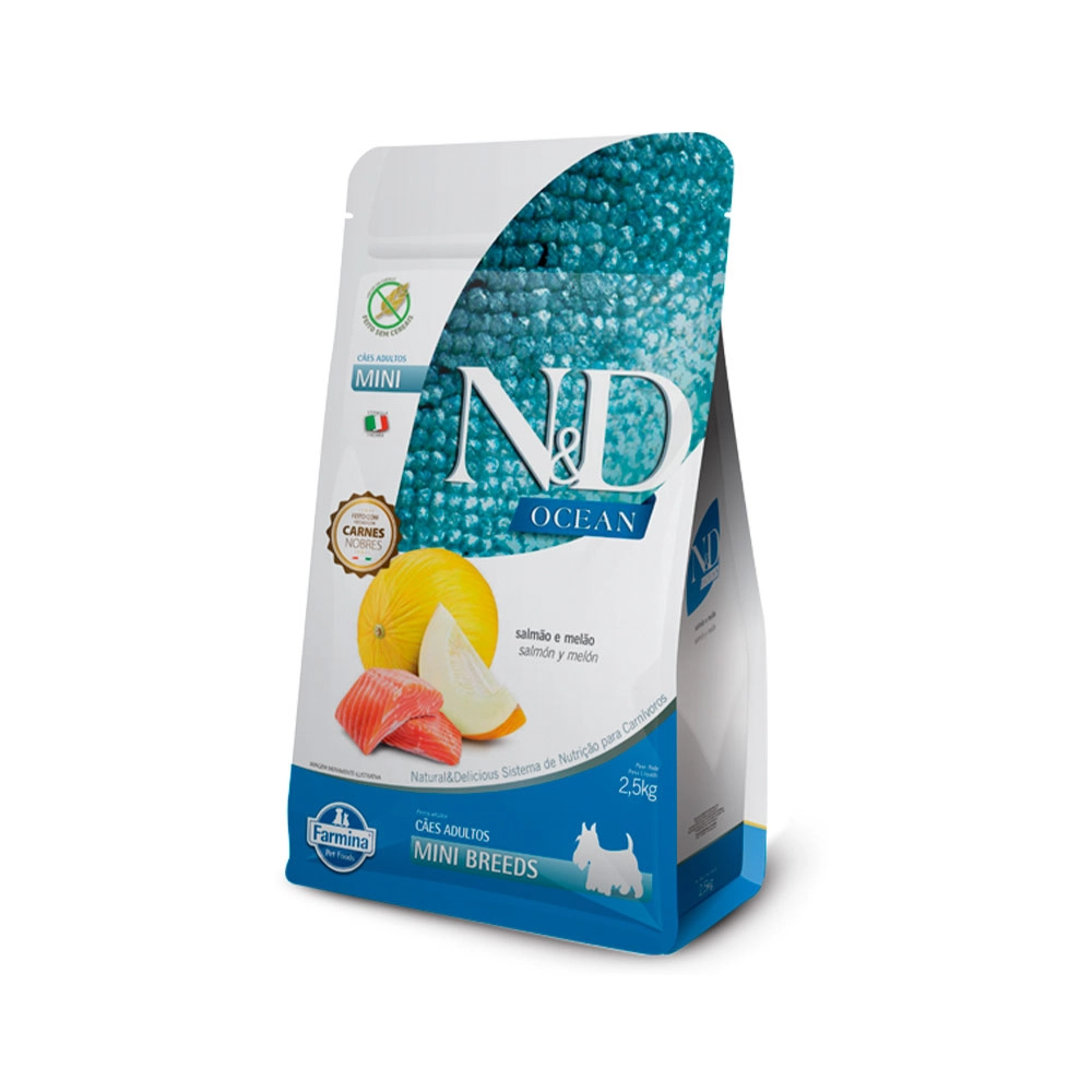 Nd Ocean Canine Salmao Adulto Mini 800g
