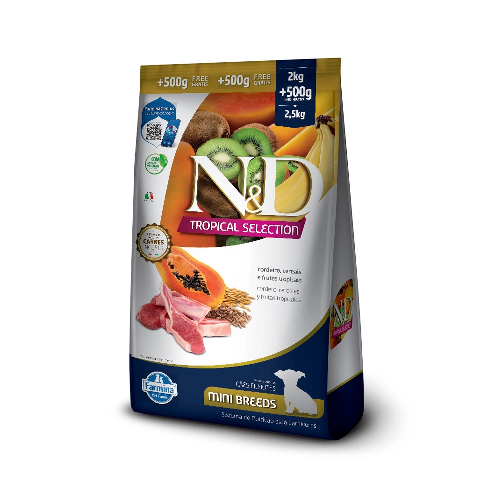 Ned Tropical Selection Canine Puppy Mini Cordeiro 5kg