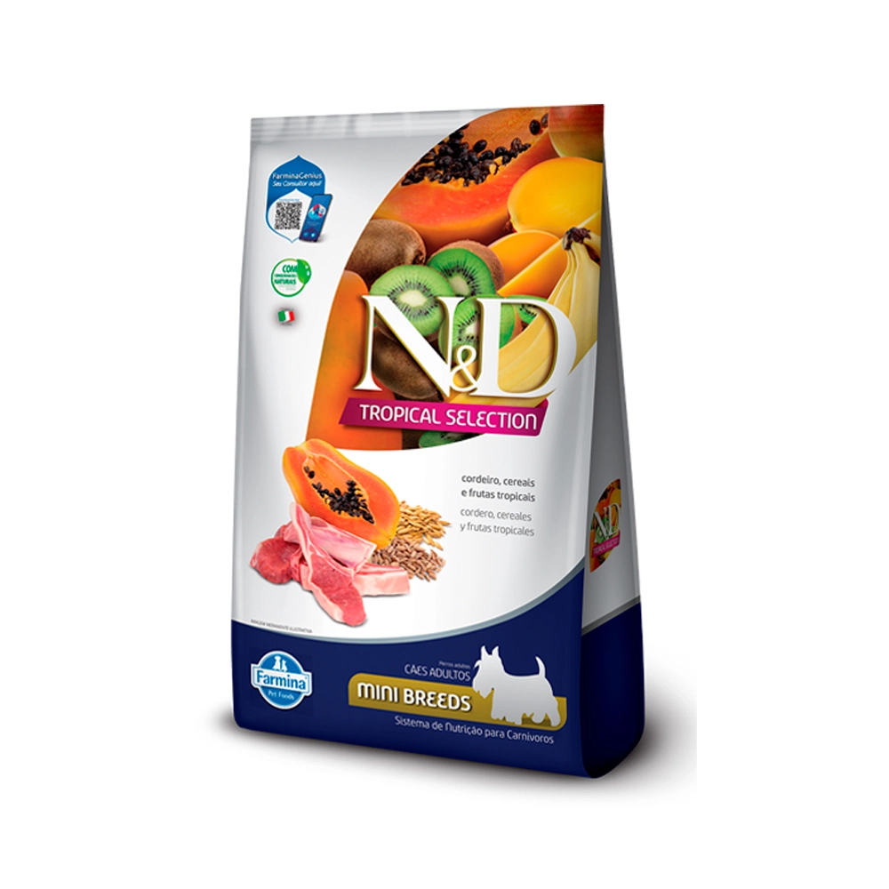 Ned Tropical Selection Canine Ad Mini Cordeiro 5kg