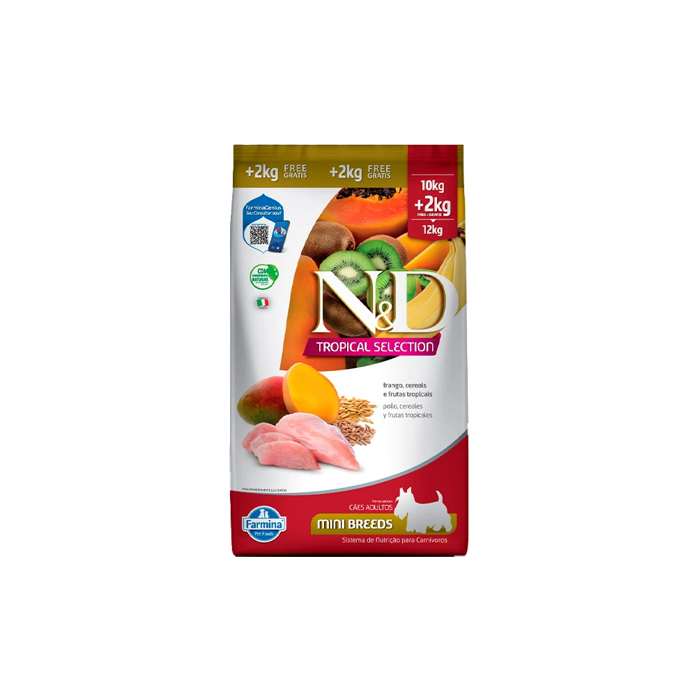 Ned Tropical Selection Canine Ad Mini Frango 5kg