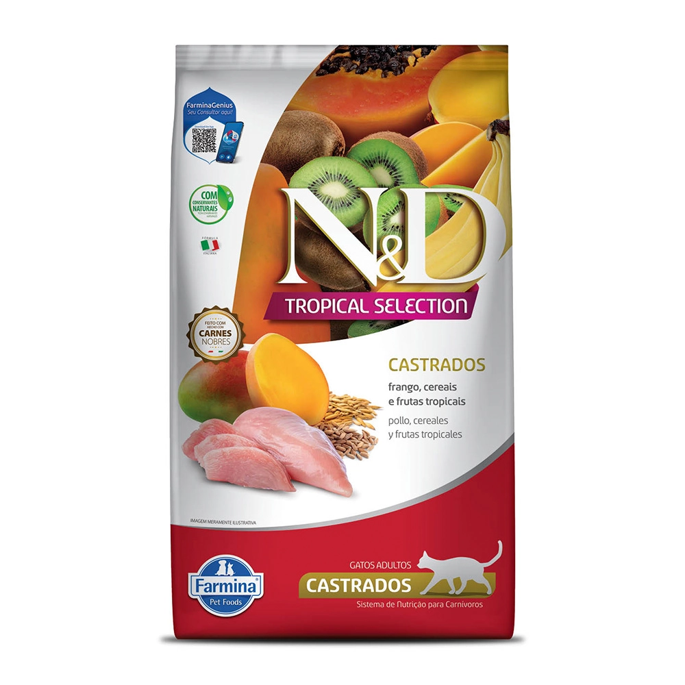 Nd Gato Castrado Tropical Select Frango 400 Gr