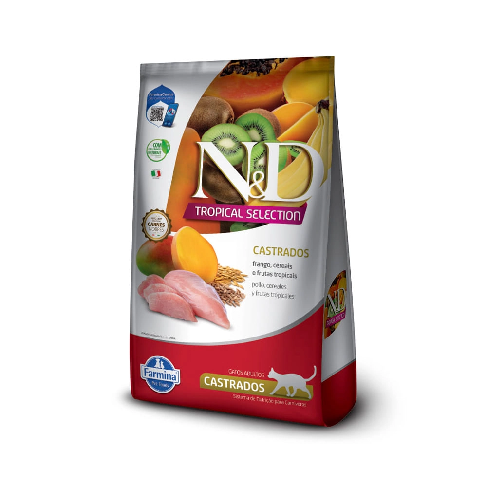 Nd Tropical Selection Feline Castrado Frango 7kg
