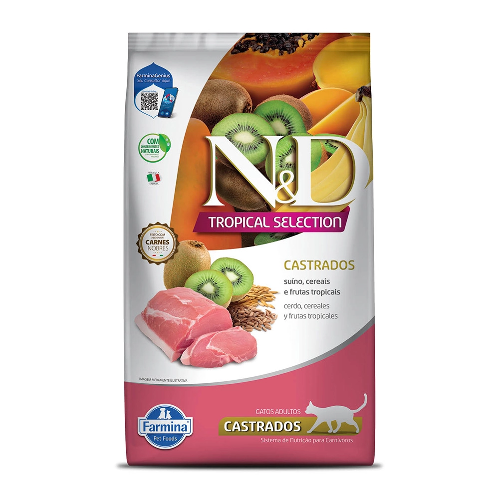 Nd Tropical Selection Feline Castrado Suino 0,4kg