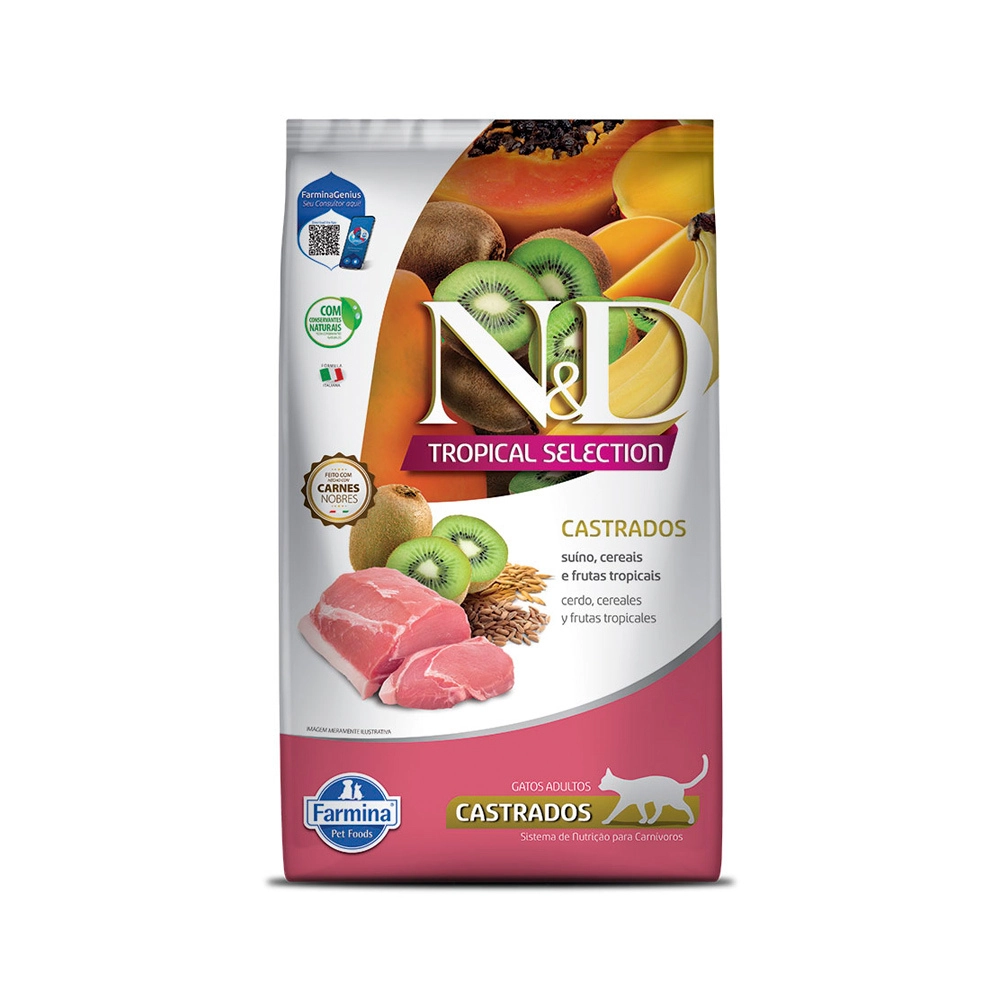 Nd Tropical Selection Feline Castrado Suino 7kg