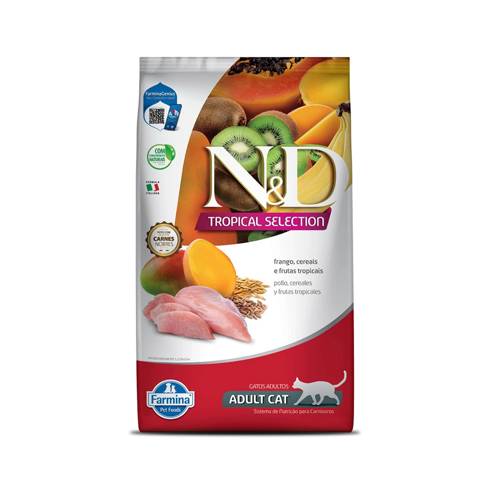Ned Tropical Selection Feline Ad Frango 5kg