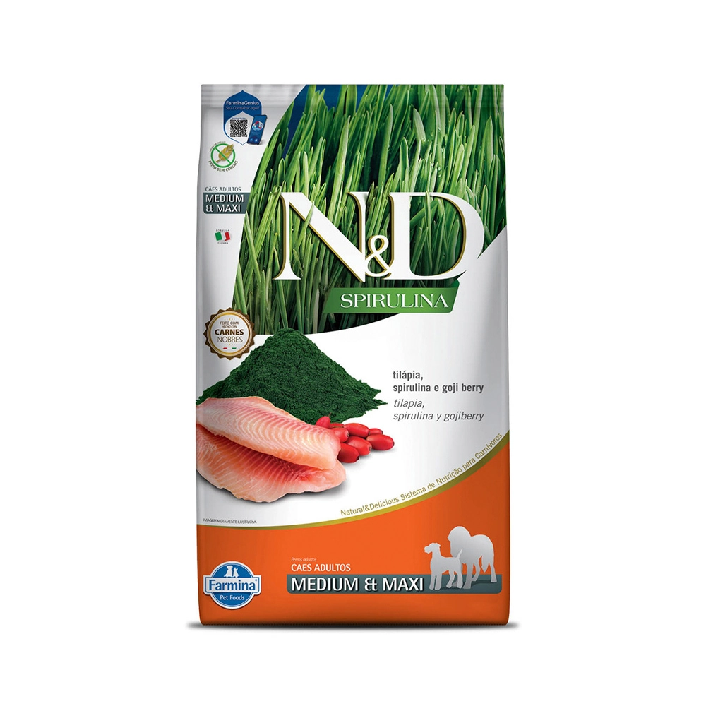 Ned Spirulina Canine Ad Med/max Tilapia 10,1kg