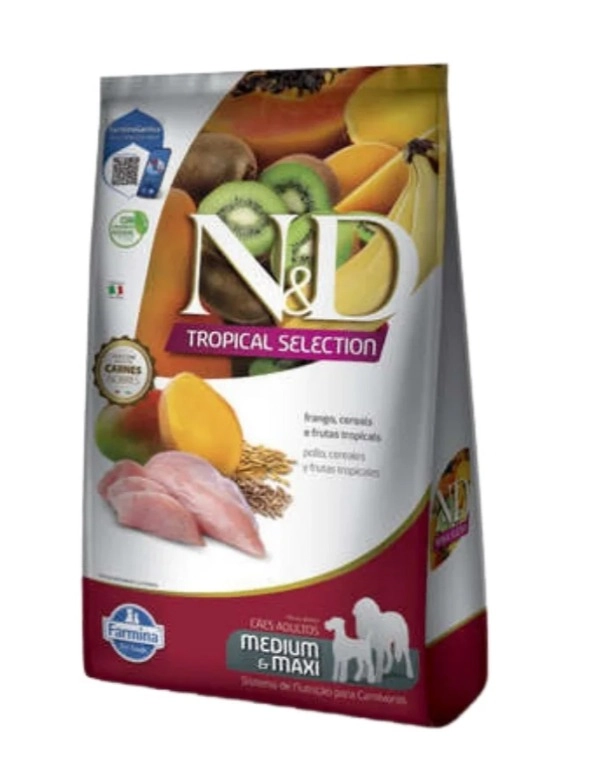Nd Tropical Selection Can Adult Md/mx Frango 2 0,5kg