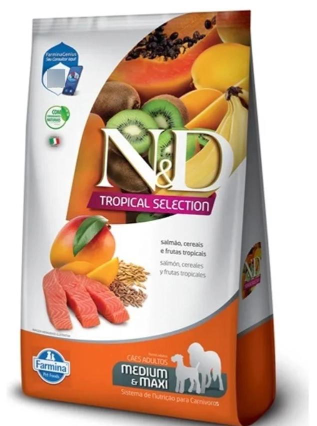 Nd Tropical Selection Can Adult Md/mx Salmao 2 0,5kg