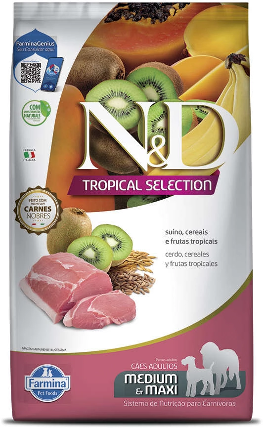 Nd Tropical Selection Can Adult Md/mx Suino 2 0,5kg