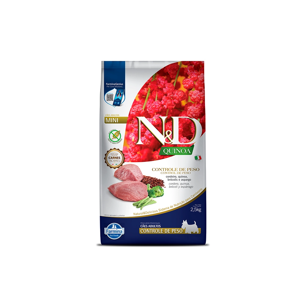 Ned Quinoa Adulto Mini Controle De Peso Suino