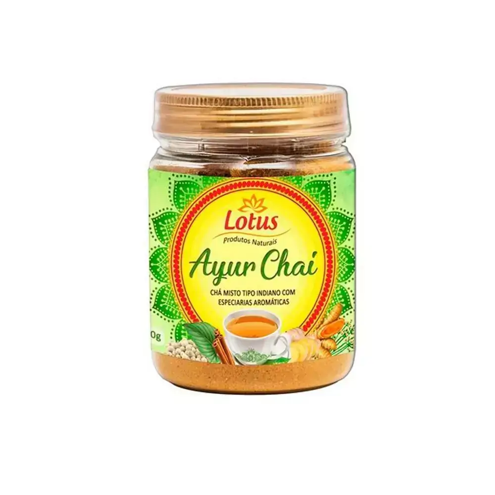 Chá Indiano Ayur Chai Lotus (100g)