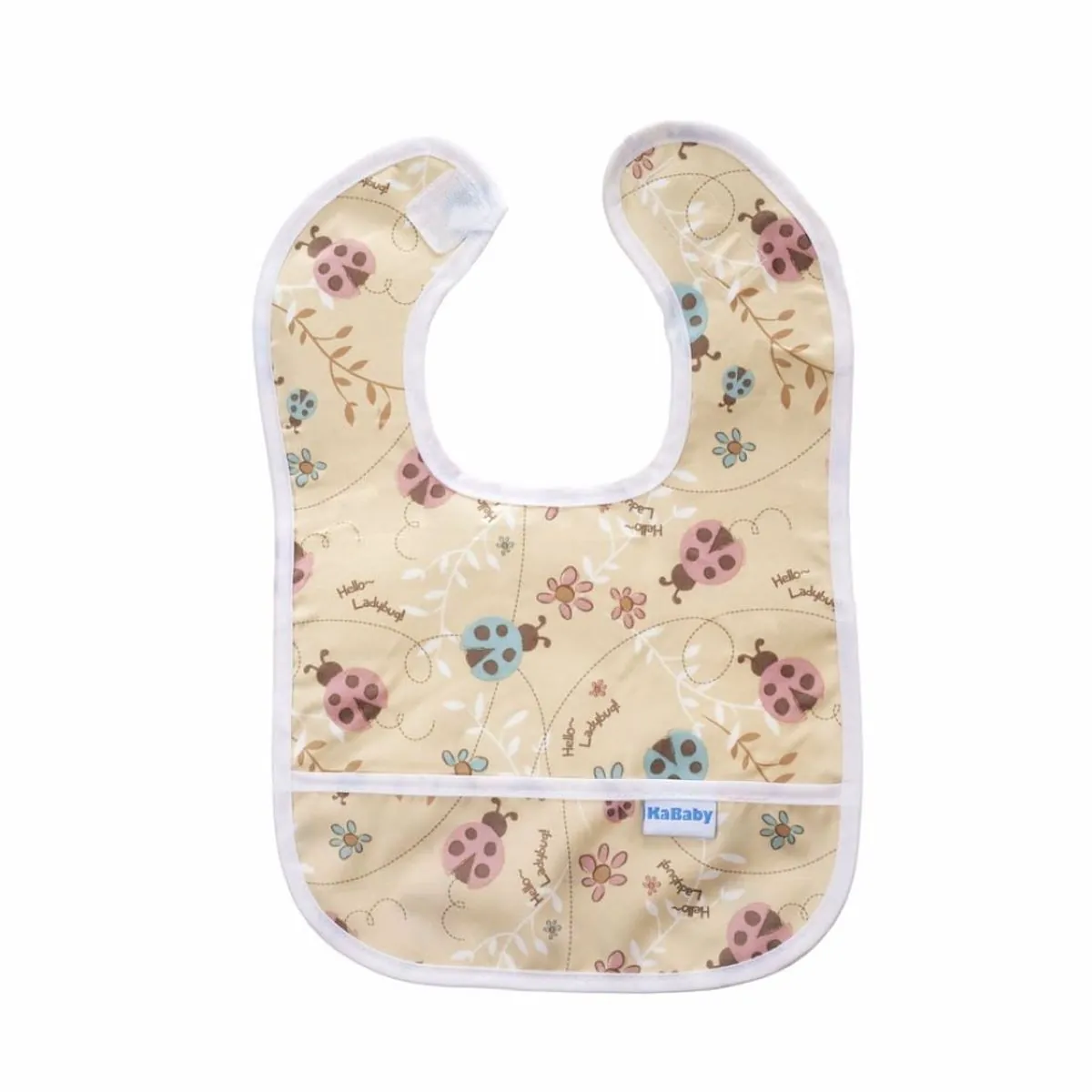 Babador Mini Joaninhas KaBaby Bege
