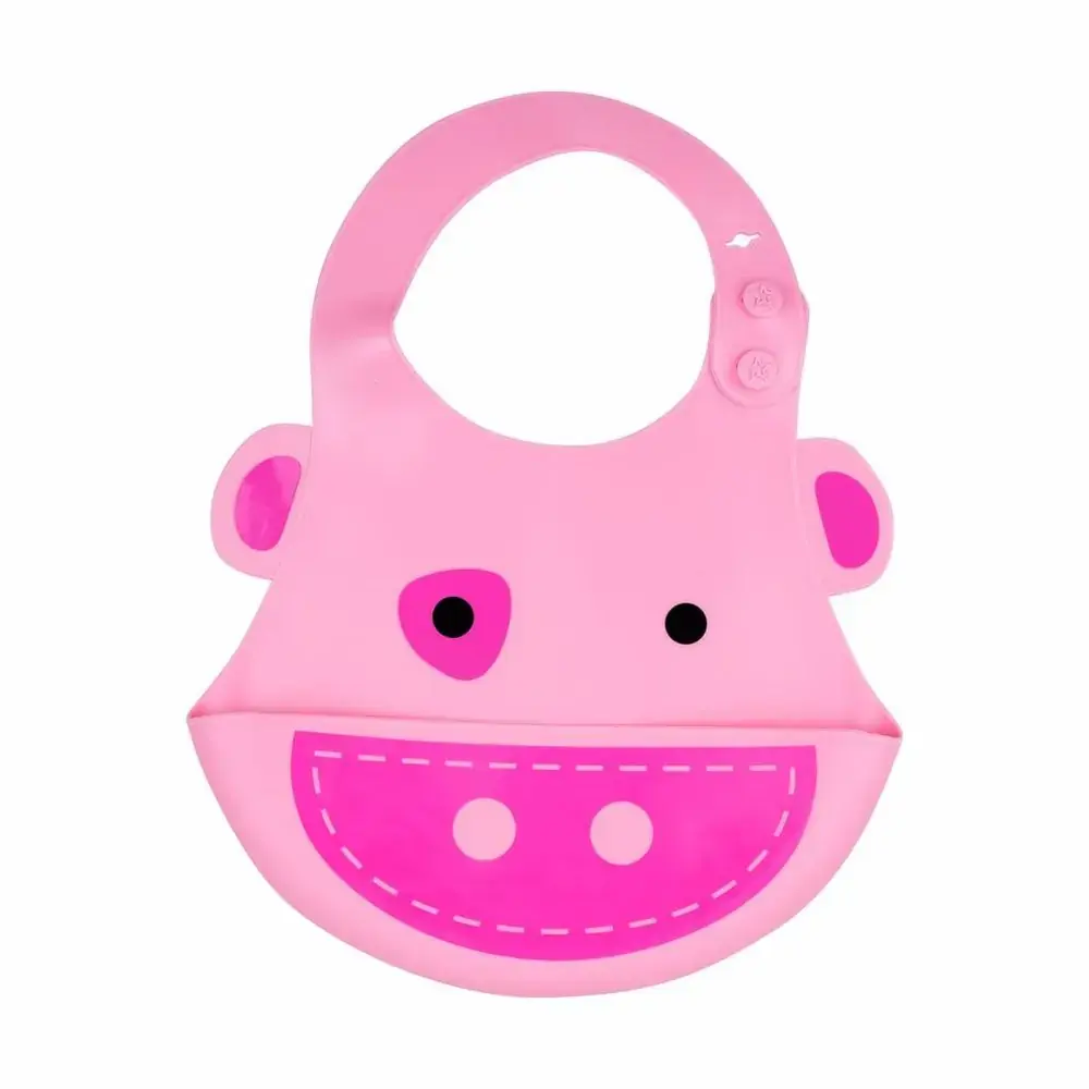 Babador Silicone Porquinho Rosa