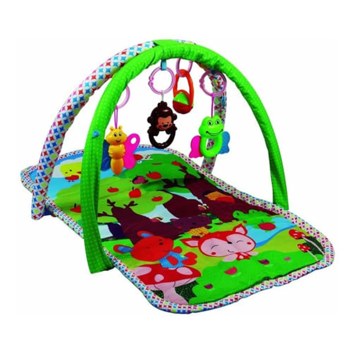 Tapete Ginásio Infantil com Móbile KaBaby Verde