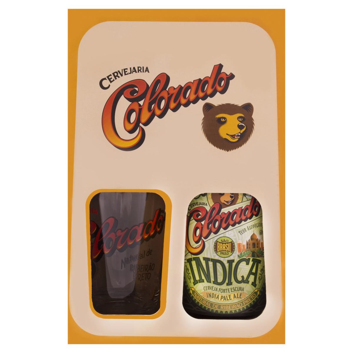 Kit Copo Cerveja India Pale Ale Indica Colorado 600ml
