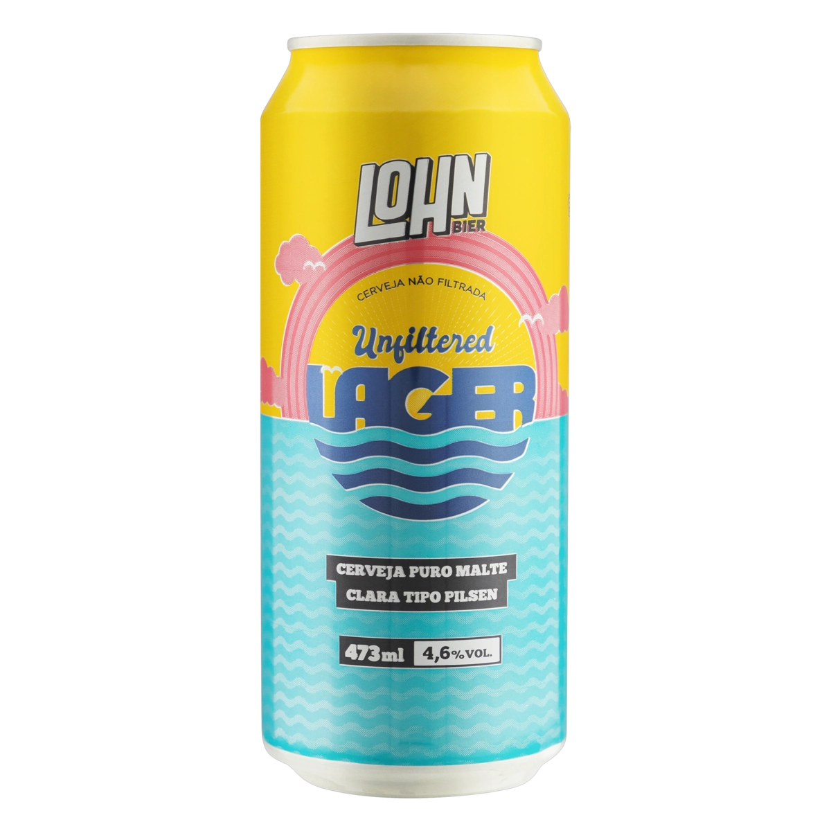 Cerveja Pilsen Puro Malte Unfiltered Lohn Bier Lata 473ml