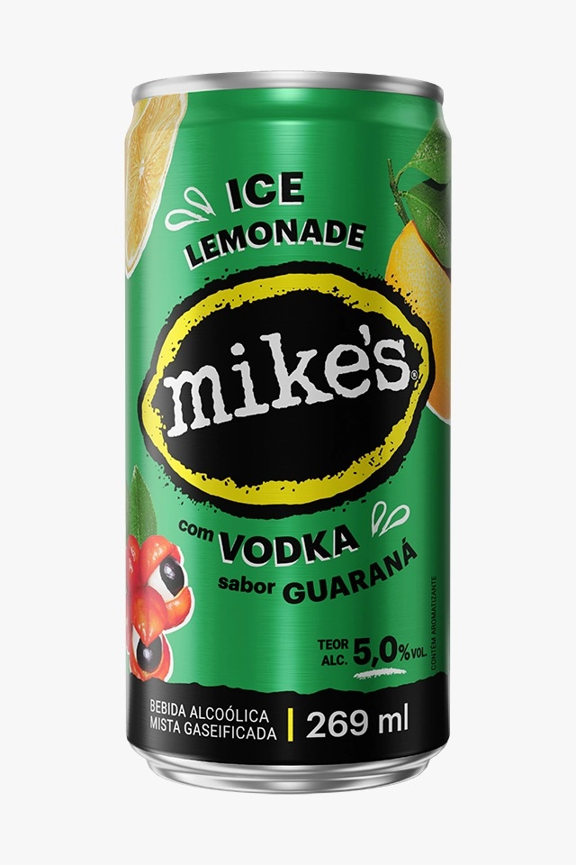 Bebida Mista Alcoólica Guaraná Mikes Ice Lemonade Lata 269ml