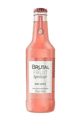 Bebida Mista Alcoólica Gaseificada Ruby Apple Brutal Fruit Garrafa 275ml
