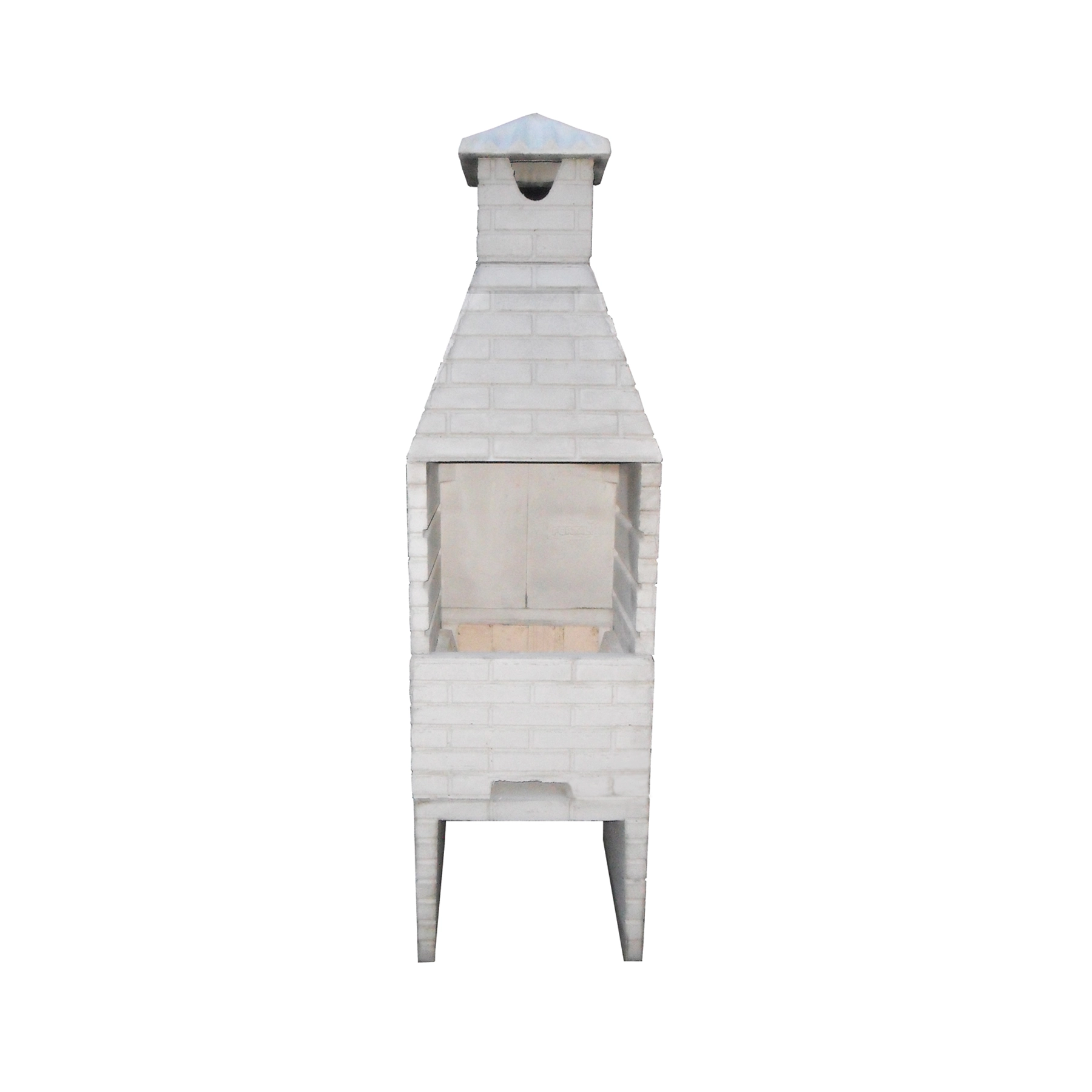 Churrasqueira de Concreto Refratário Tijolinho Média Crua 65cm Fortal