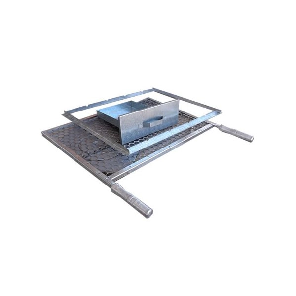 Kit Classic Tijolinho Grande Aço Inox 75cmx10cm Fortal