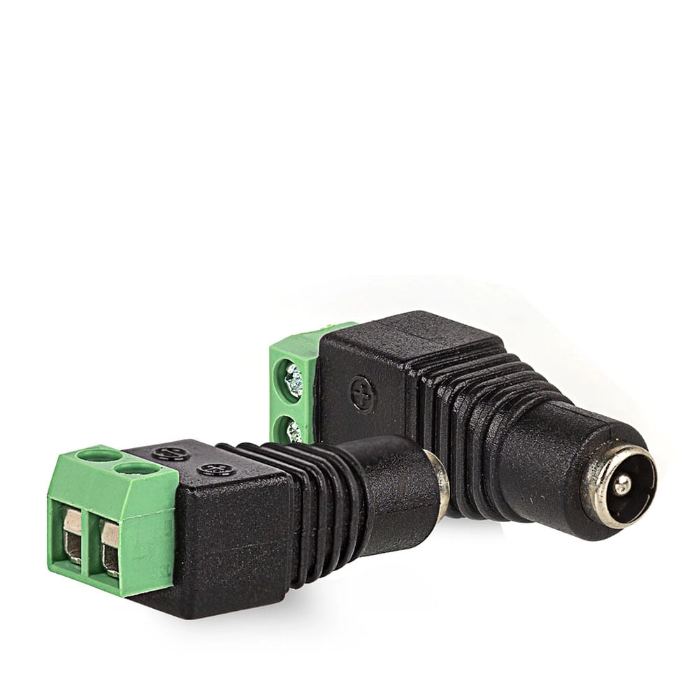 Conector P/cabo Dc Femea
