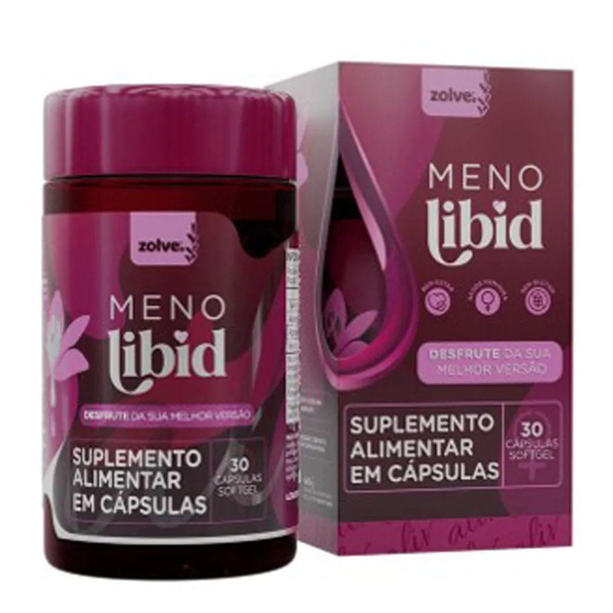 Suplemento Alimentar Meno Libid 30 Cápsulas