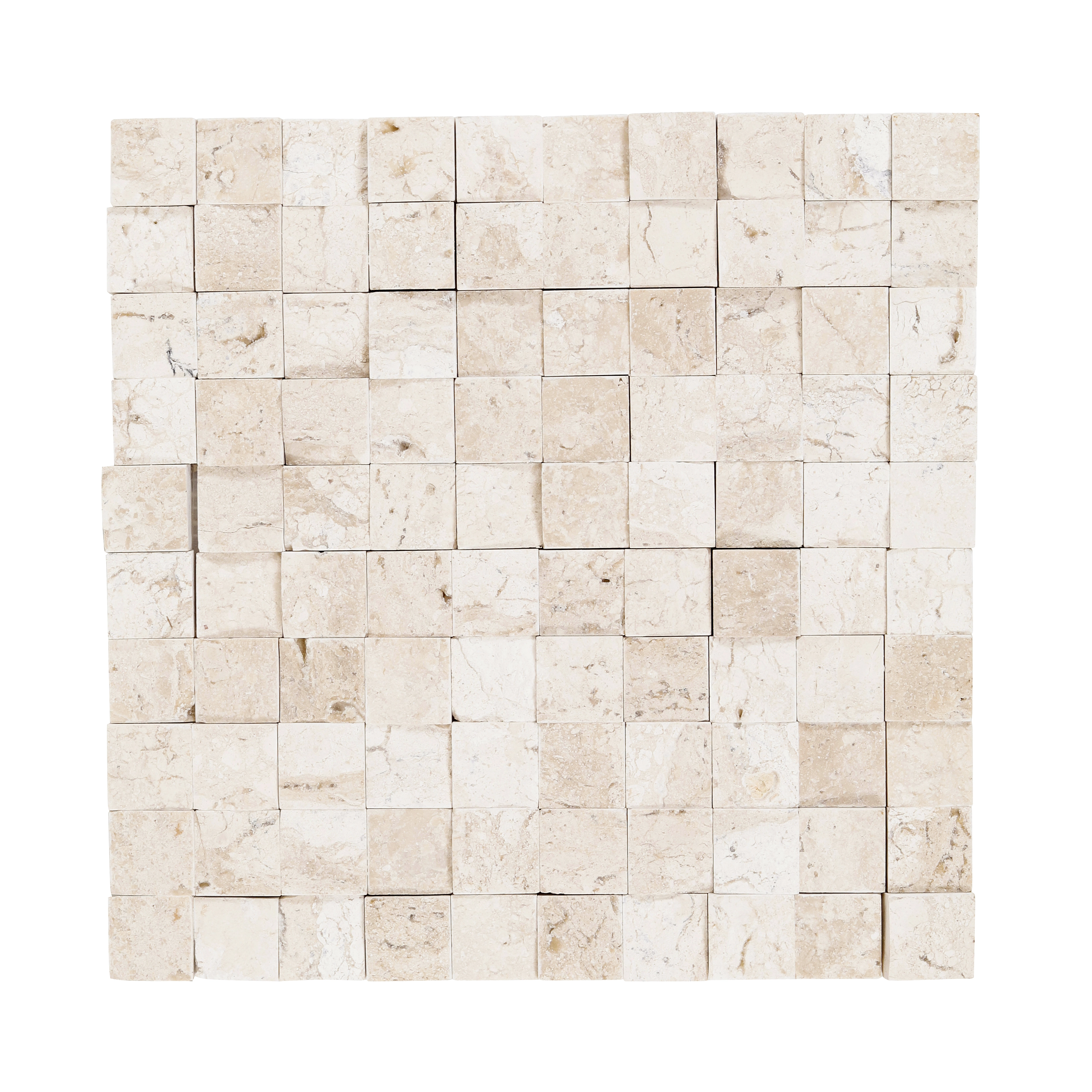 Mosaico Pedra 30x30cm Mármore Bege Anticatto