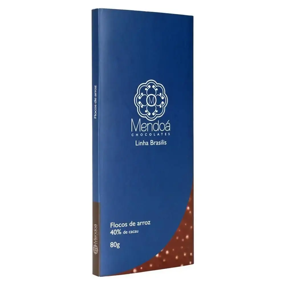 Chocolate Mendoa 40 Cacau Apleiteflocosdearroz 80g