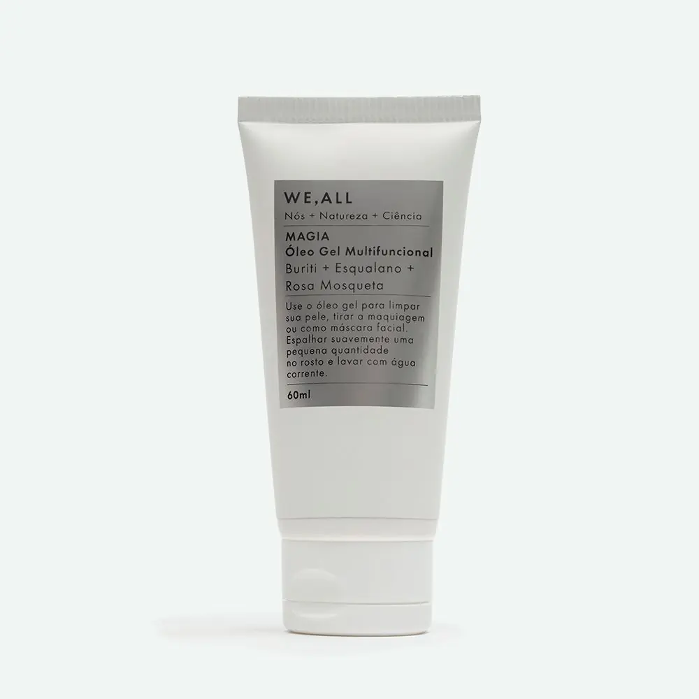 Gel Limpeza Facial We All Magia Oleo Gel Multifuncional 60ml