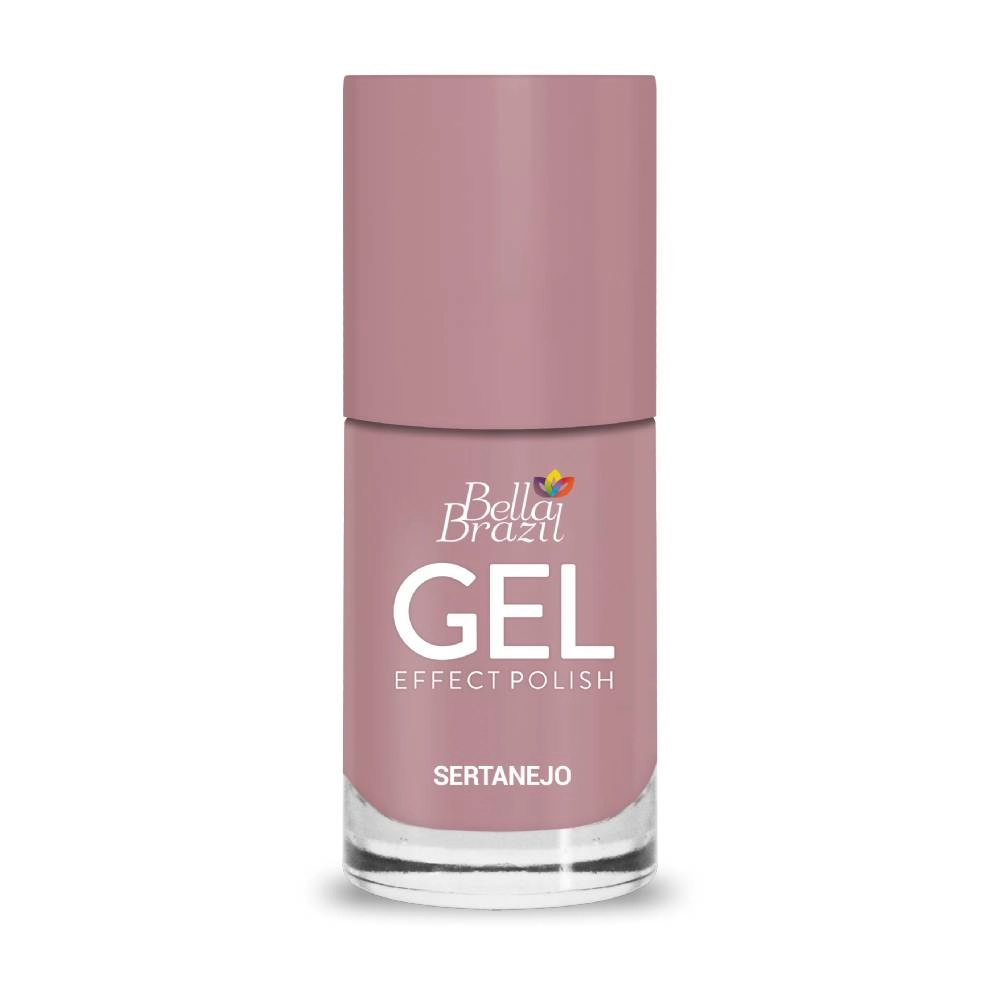 Esmalte Bella Brazil 805 Sertanejo Rosa Efeito Gel 8ml