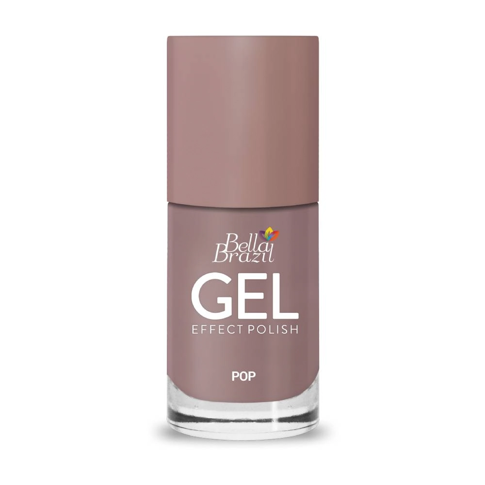 Esmalte Bella Brazil 815 Pop Nude Cinza Efeito Gel 8ml