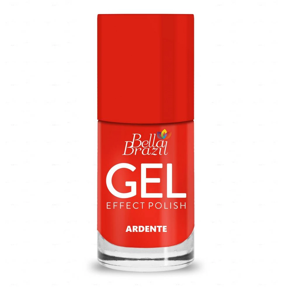 Esmalte Bella Brazil 824 Ardente Efeito Gel 8ml