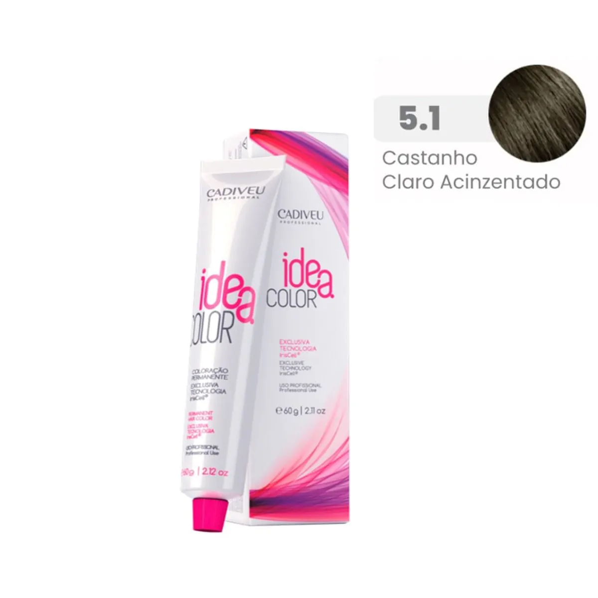 Tinta Idea Color 60g 5.1 Castanho Claro Acinzentado