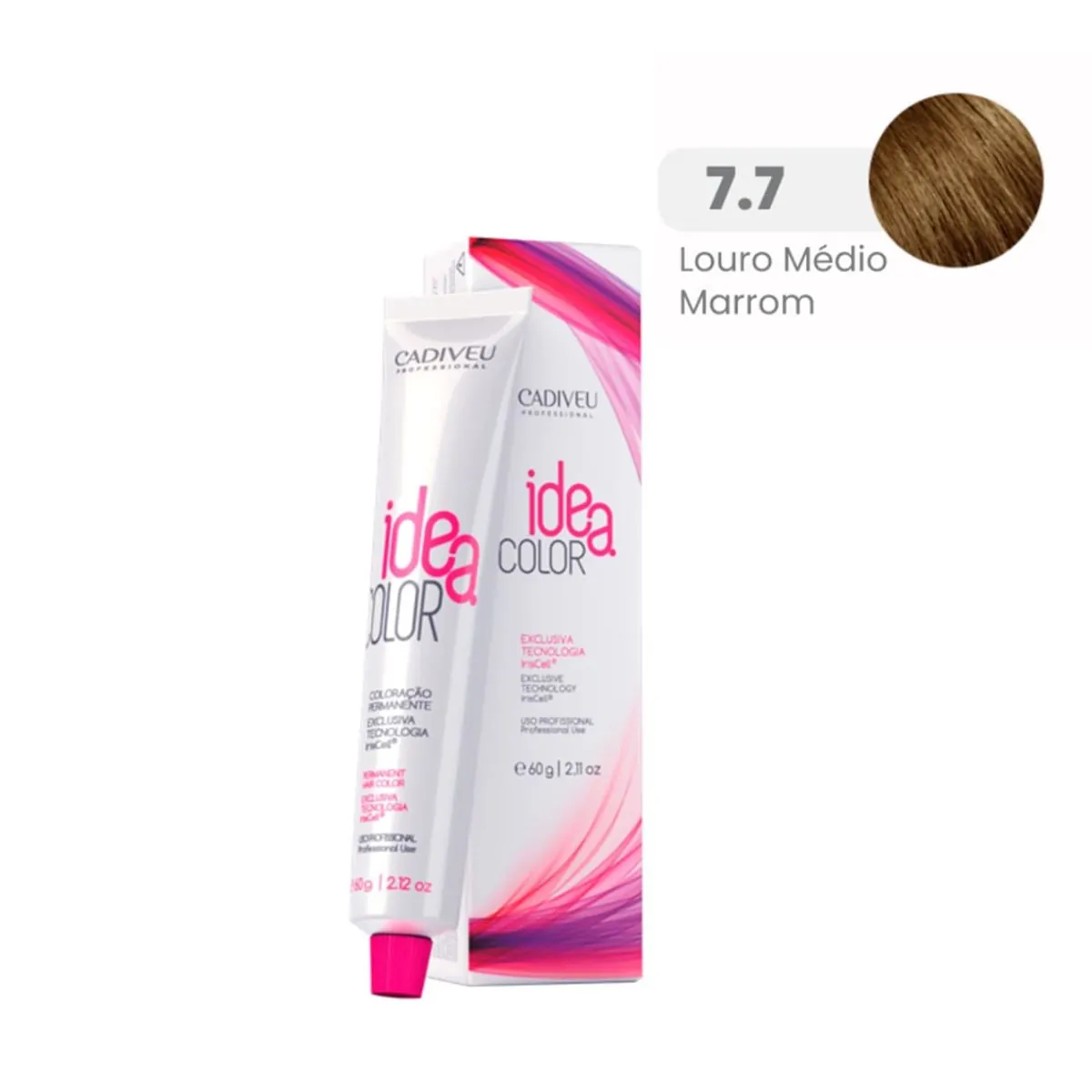 Tinta Idea Color 60g 7.7 Louro Medio Marrom